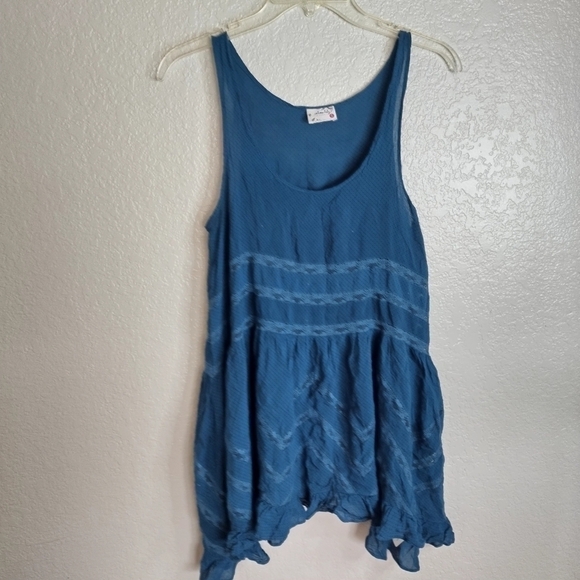 Free People Slip Voila Trapeze Dress in Vine Green Size XS - Picture 2 of 7